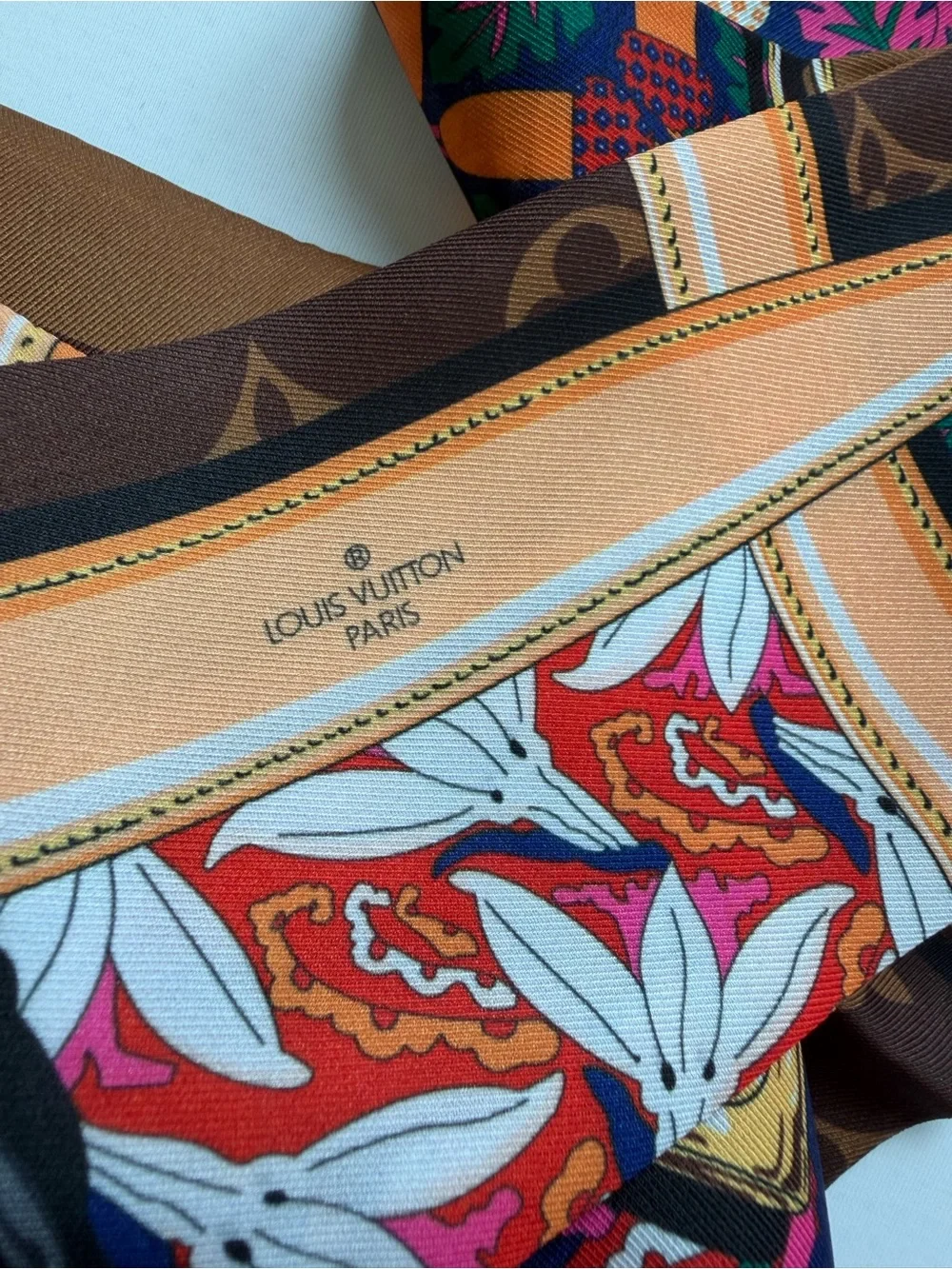 Louis Vuitton silk scarf